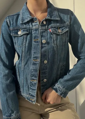 90's Dark Wash Levi's Jacket (S)