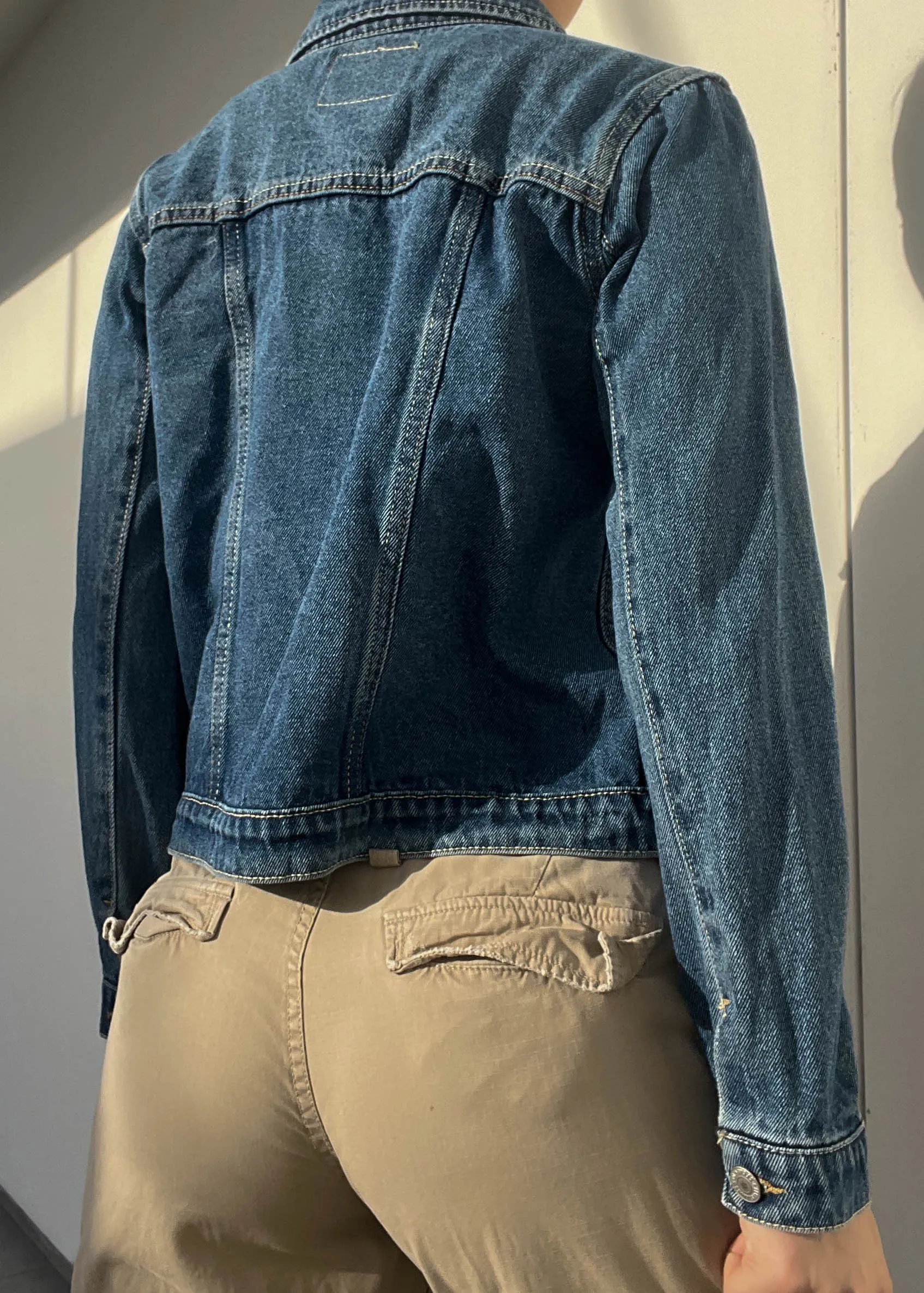 90's Dark Wash Levi's Jacket (S)