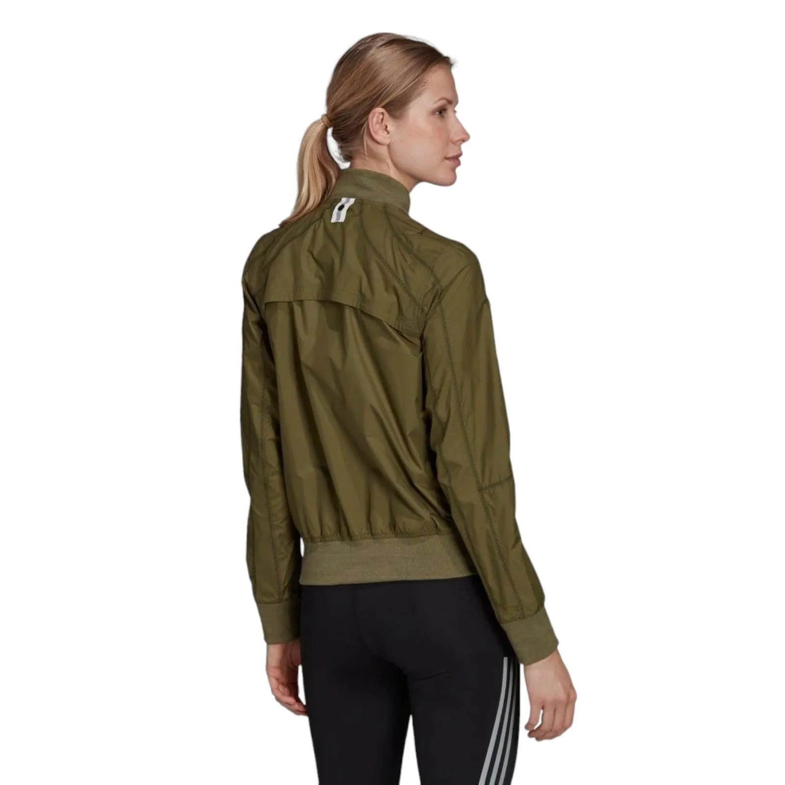 adidas Women's Primeblue Marathon Running Jacket - Green