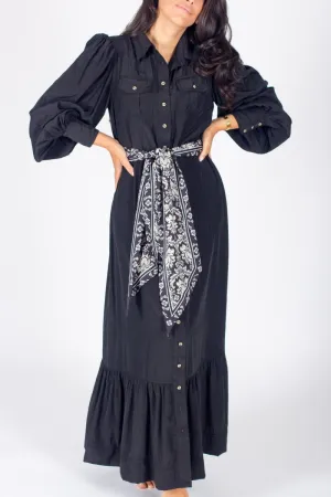 ALEX DRESS (BLACK) 53"