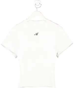 AXEL ARIGATO White Script A T-shirt UK M