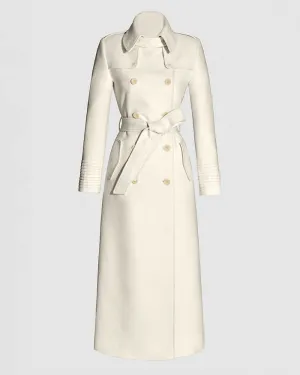 Baby Alpaca Maxi Trench Coat