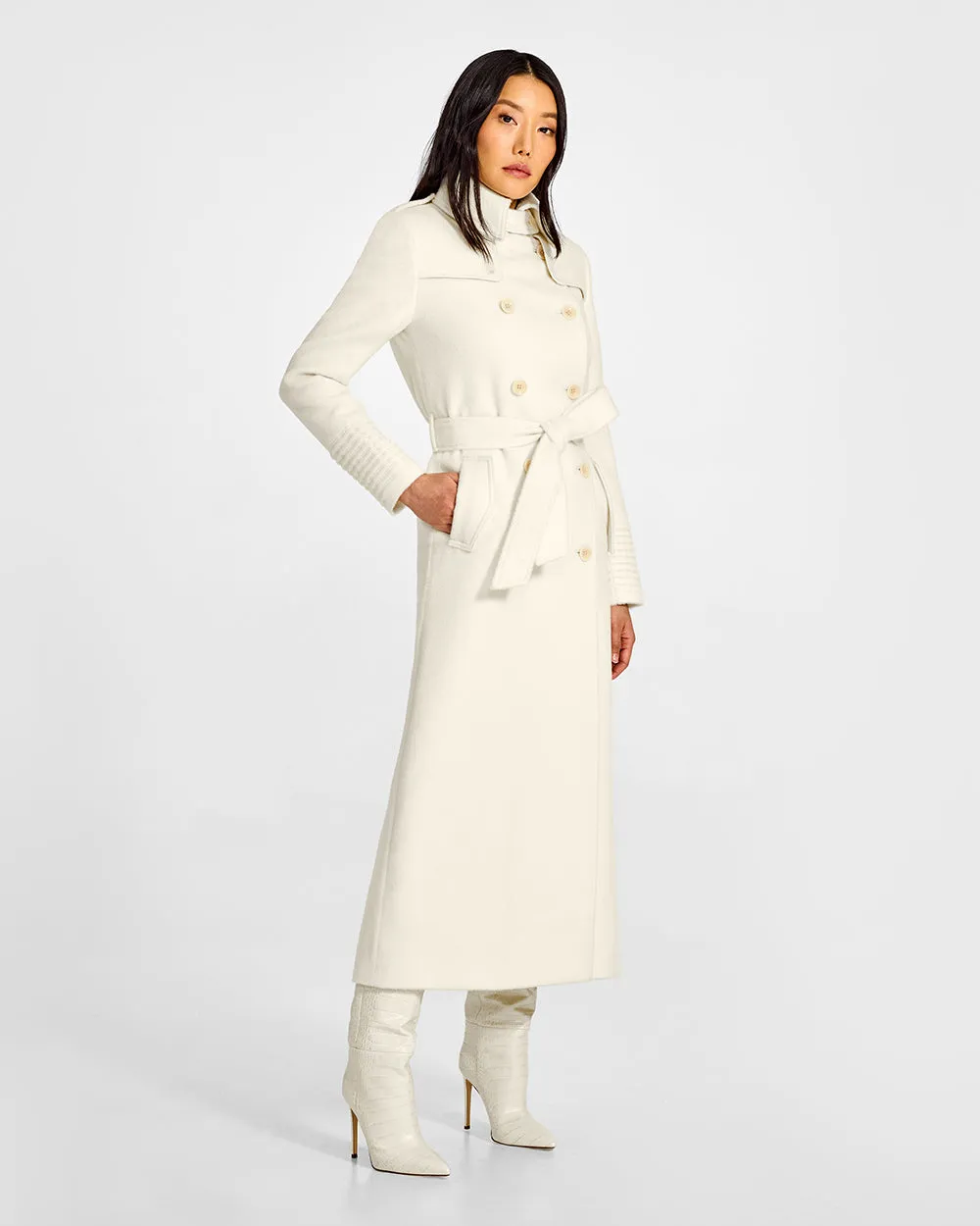 Baby Alpaca Maxi Trench Coat