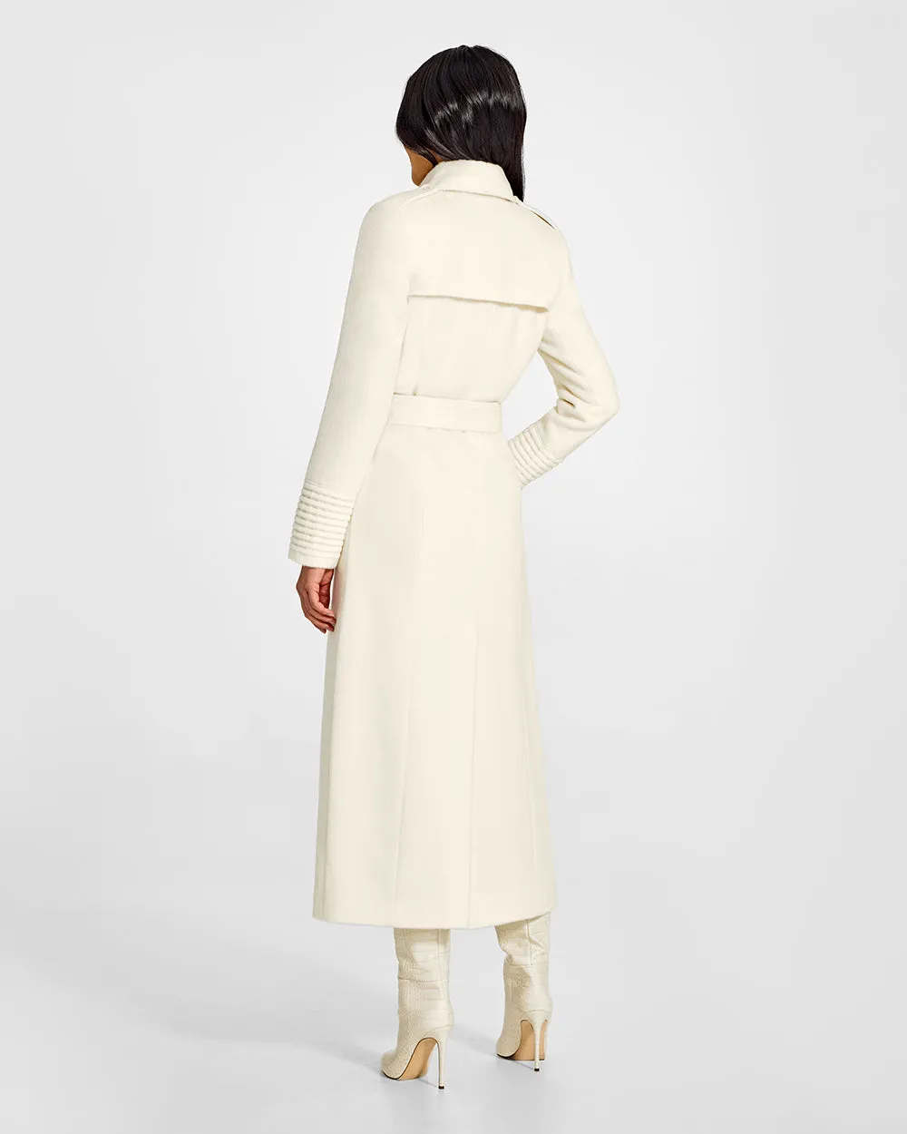 Baby Alpaca Maxi Trench Coat