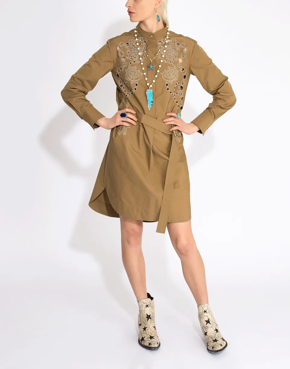 Belted Shirt Dress