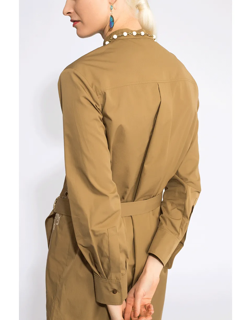 Belted Shirt Dress