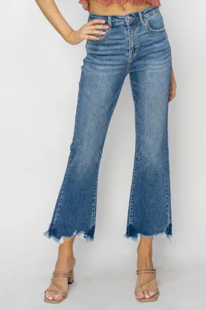 BETHANY HIGH RISE ANKLE STRAIGHT JEANS