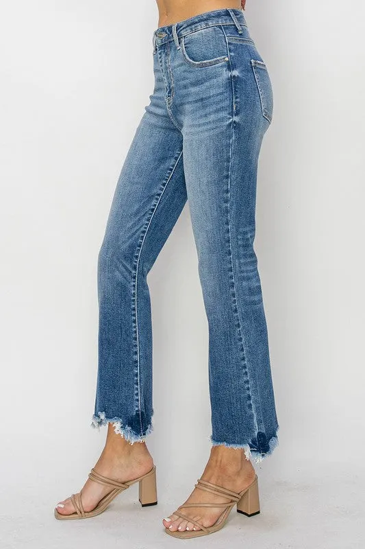 BETHANY HIGH RISE ANKLE STRAIGHT JEANS