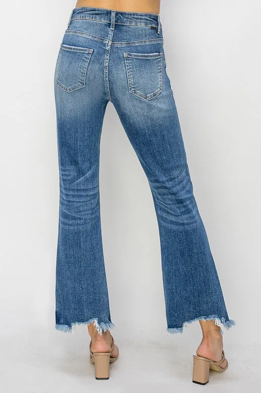 BETHANY HIGH RISE ANKLE STRAIGHT JEANS
