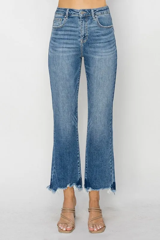 BETHANY HIGH RISE ANKLE STRAIGHT JEANS