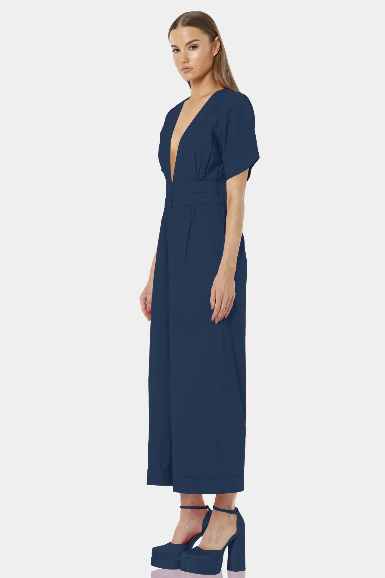 Blue One Piece Jumpsuit