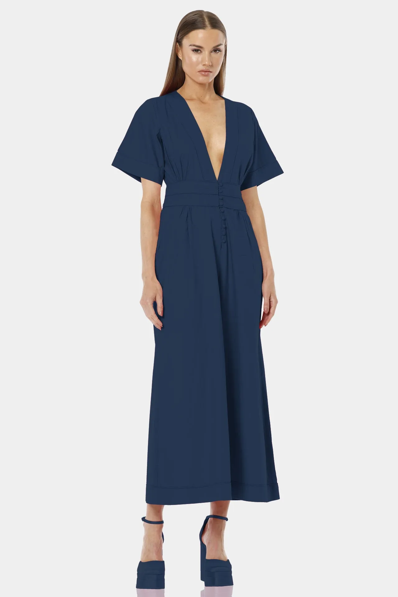 Blue One Piece Jumpsuit