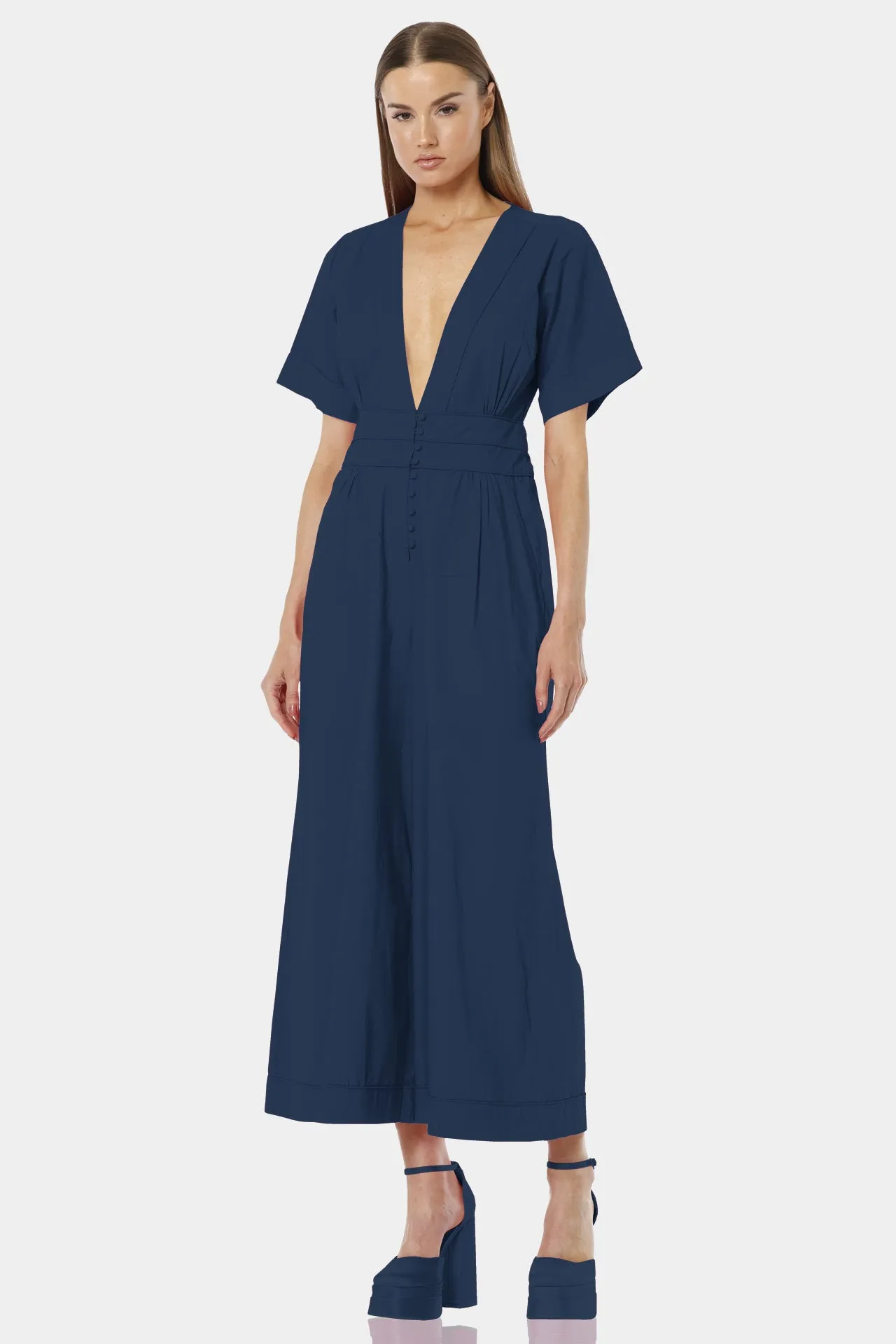Blue One Piece Jumpsuit