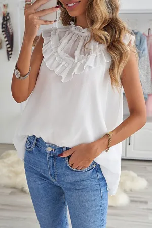 Chiffon Sleeveless Blouse