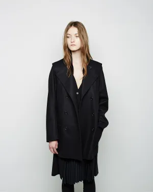 Convertible Wool Cashmere Coat