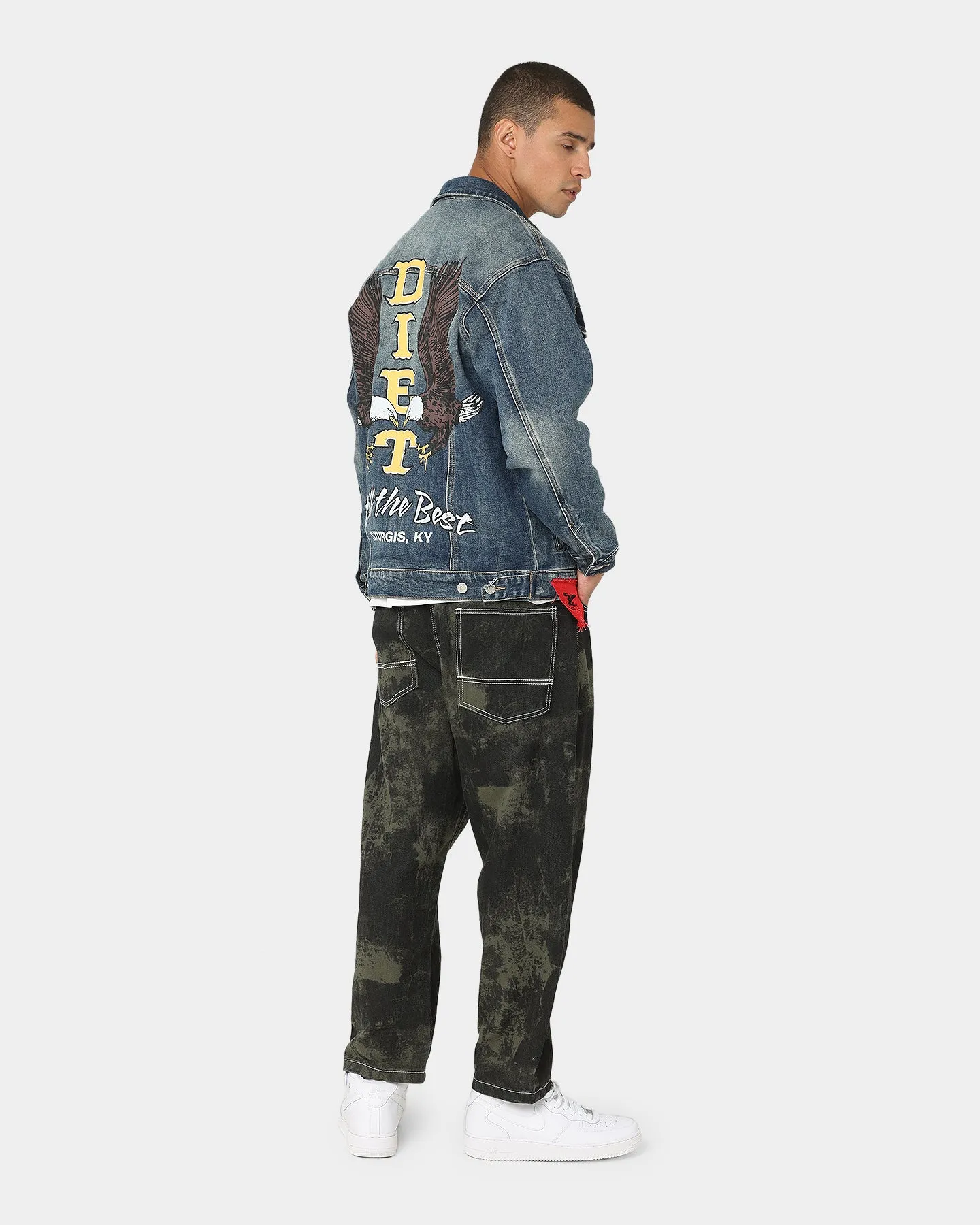 Diet Starts Monday Eagle Denim Trucker Jacket Indigo