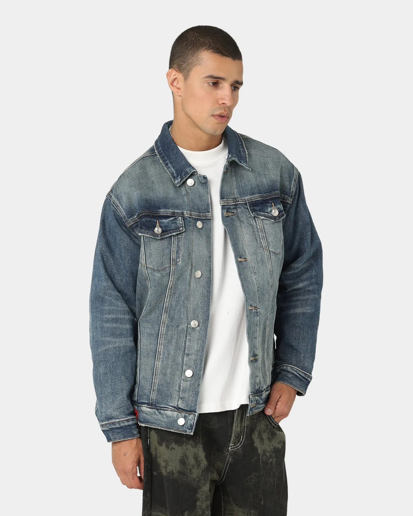 Diet Starts Monday Eagle Denim Trucker Jacket Indigo