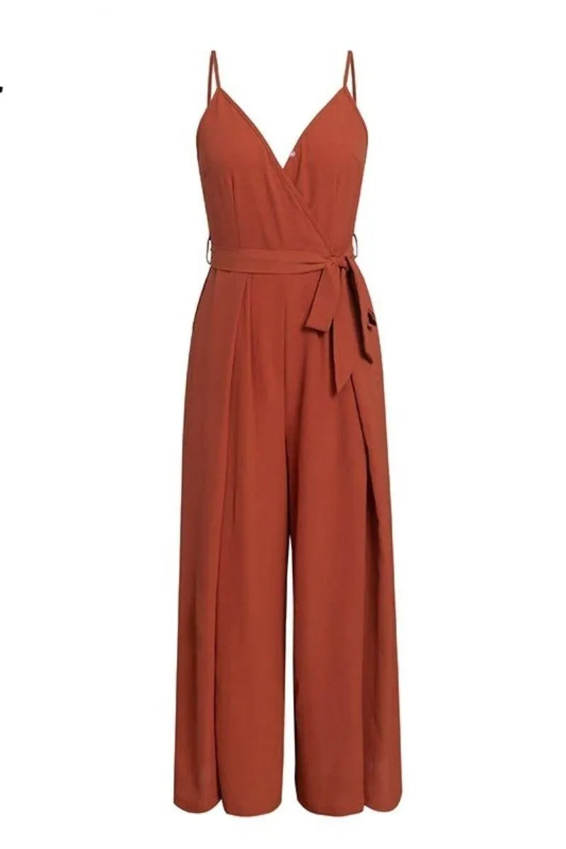 Eccentric Basic Wide Leg Jumpsuit