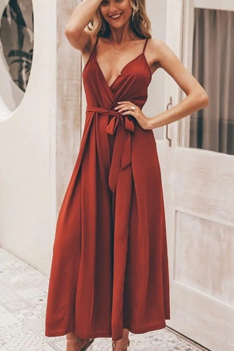 Eccentric Basic Wide Leg Jumpsuit