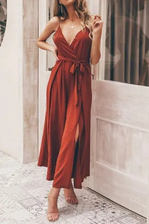 Eccentric Basic Wide Leg Jumpsuit