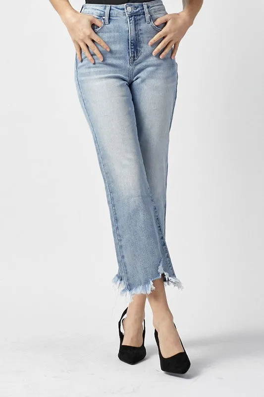 Emma High Waisted Straight Jeans