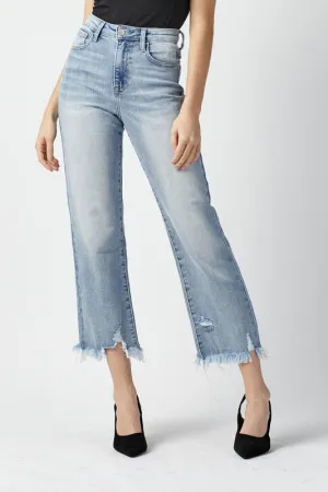 Emma High Waisted Straight Jeans