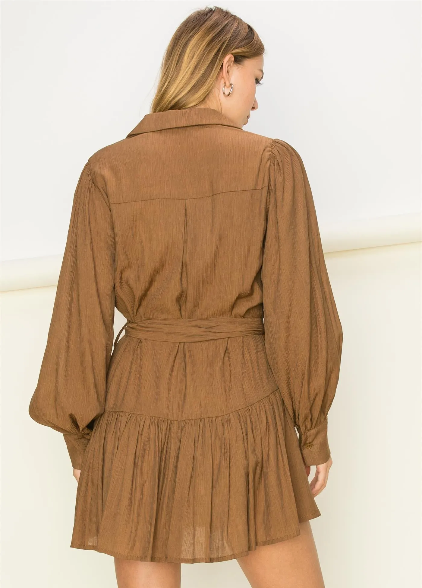 Enticing Endeavor Long Sleeve Dress