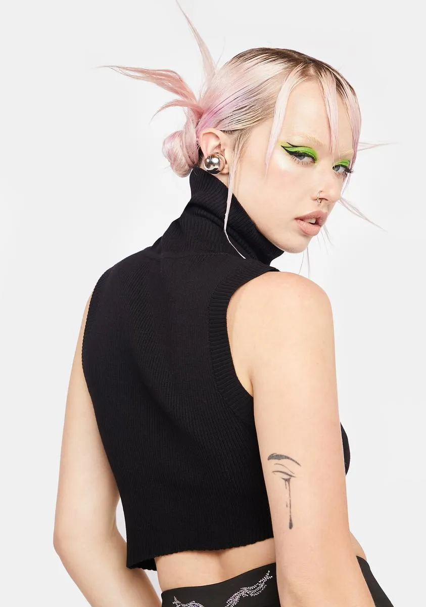 Future Daze Turtleneck Crop Tank