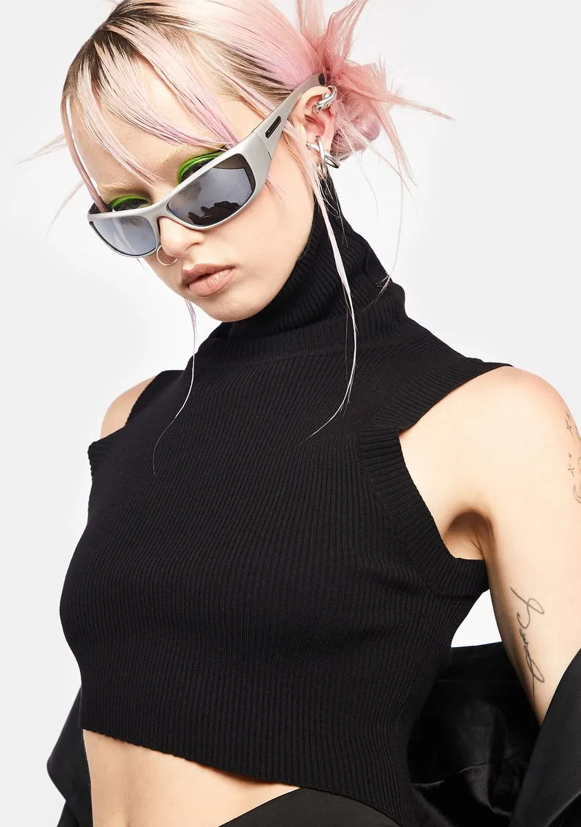 Future Daze Turtleneck Crop Tank