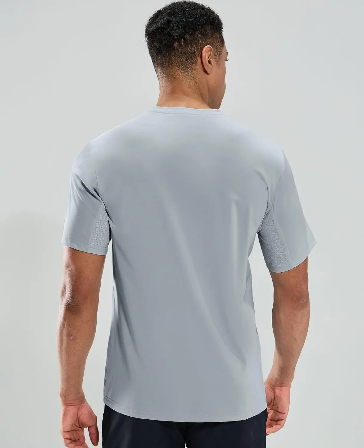Haimont Men's Running T-Shirt Dry Fit Crewneck Athletic Tee Shirts Moisture Wicking Short Sleeve Stretchy Workout Gym