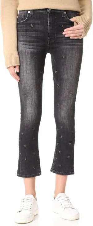 HUDSON Women's Harper High Rise Crop Baby Kick Flare