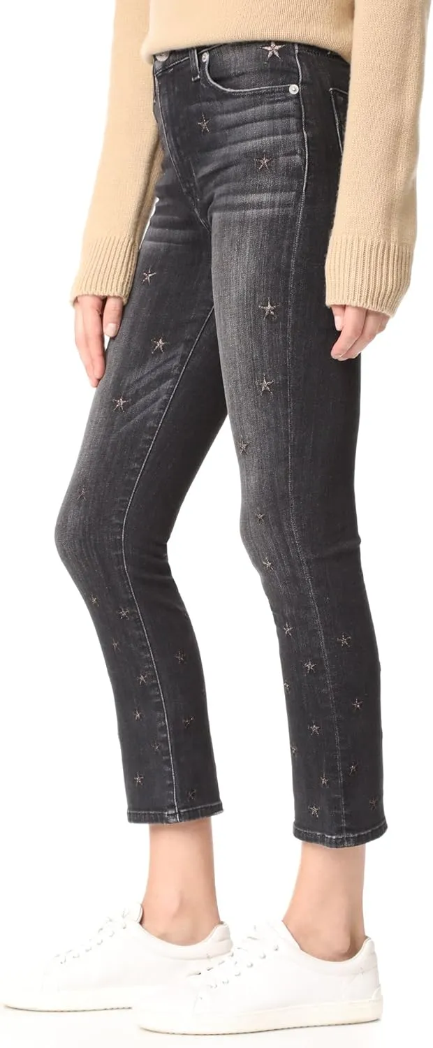 HUDSON Women's Harper High Rise Crop Baby Kick Flare