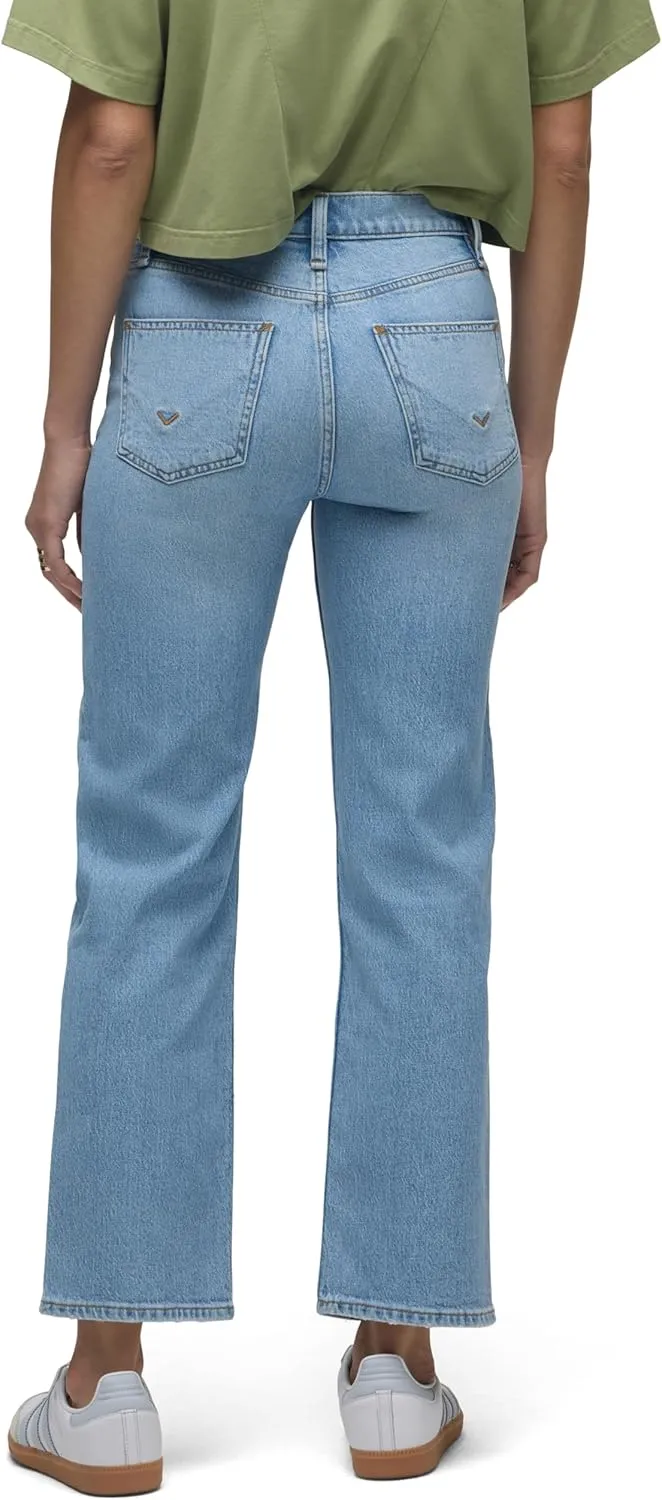 HUDSON Women's Remi High-Rise Straight Leg Ankle Jean