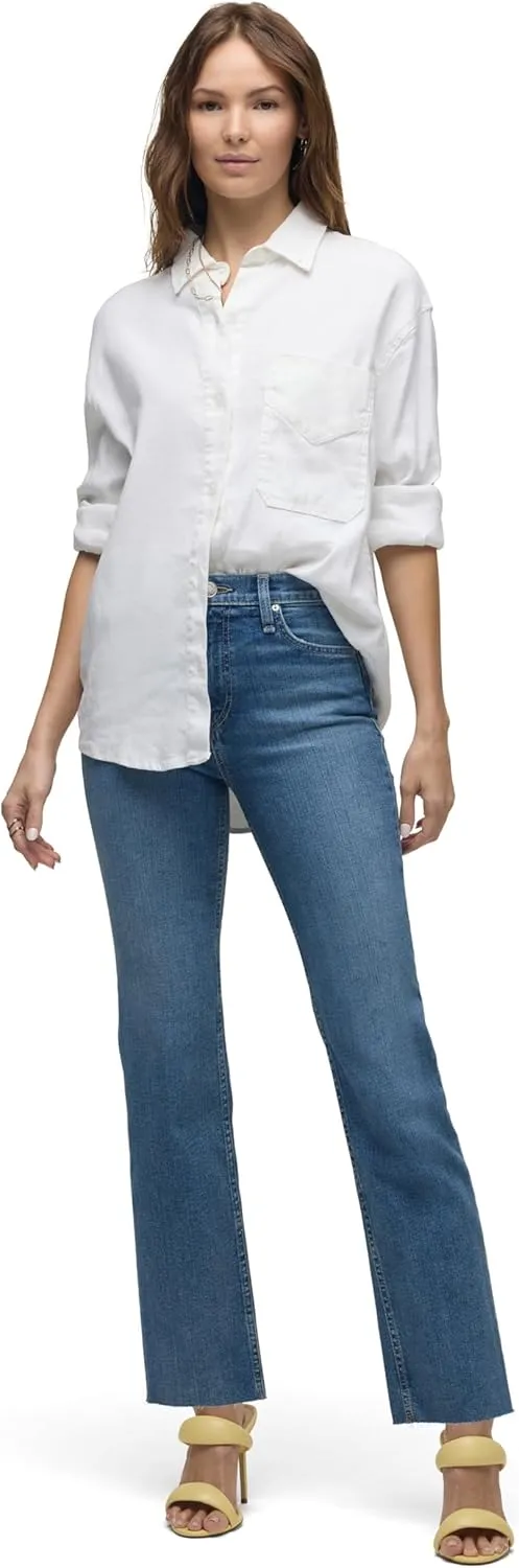HUDSON Women's Remi High-Rise Straight Leg Ankle Jean