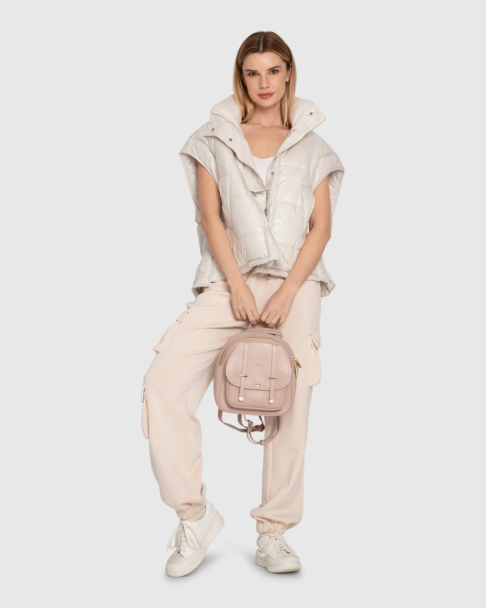 Hypnotized Quilted Puffer Vest