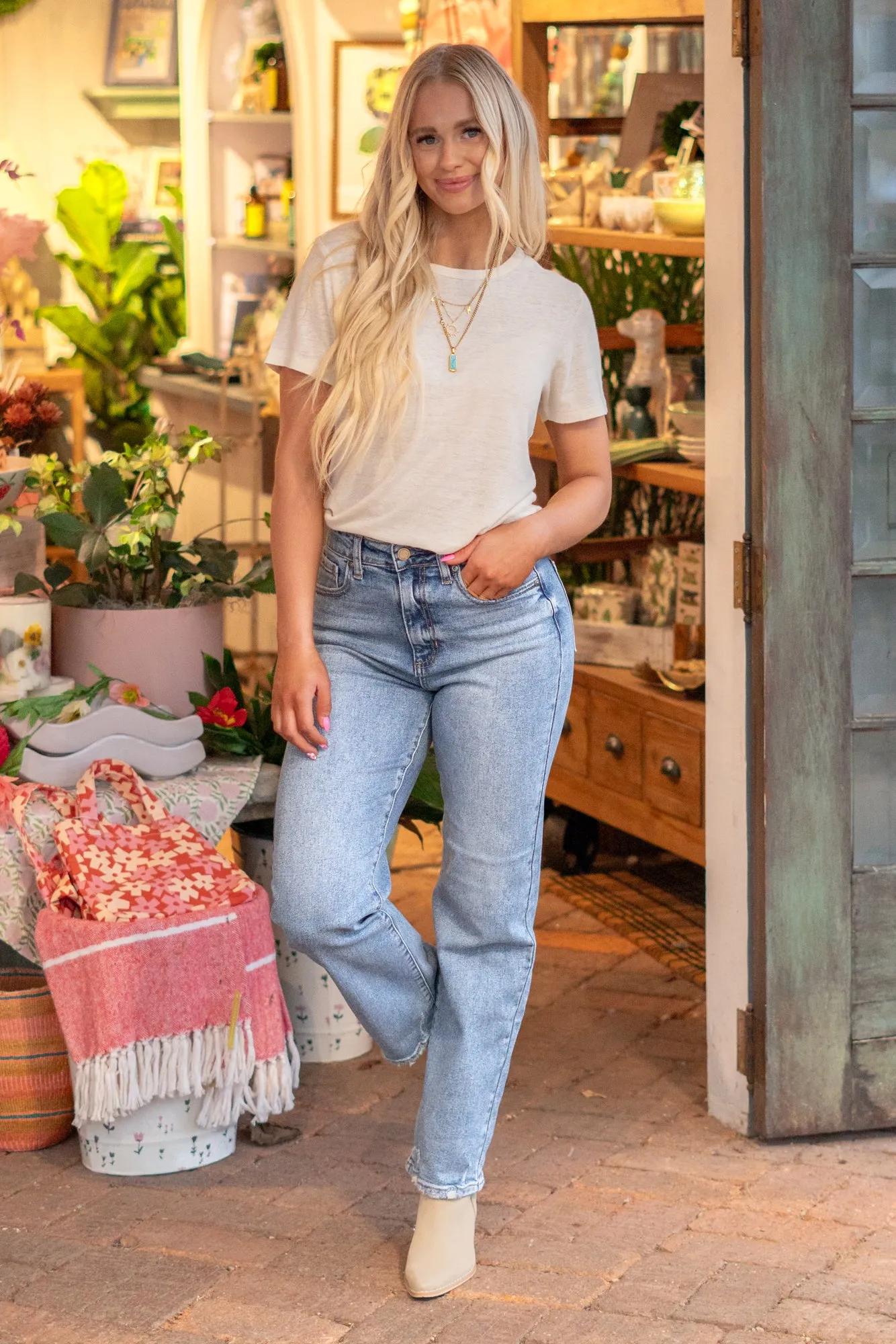 Jolene High Rise Straight Leg