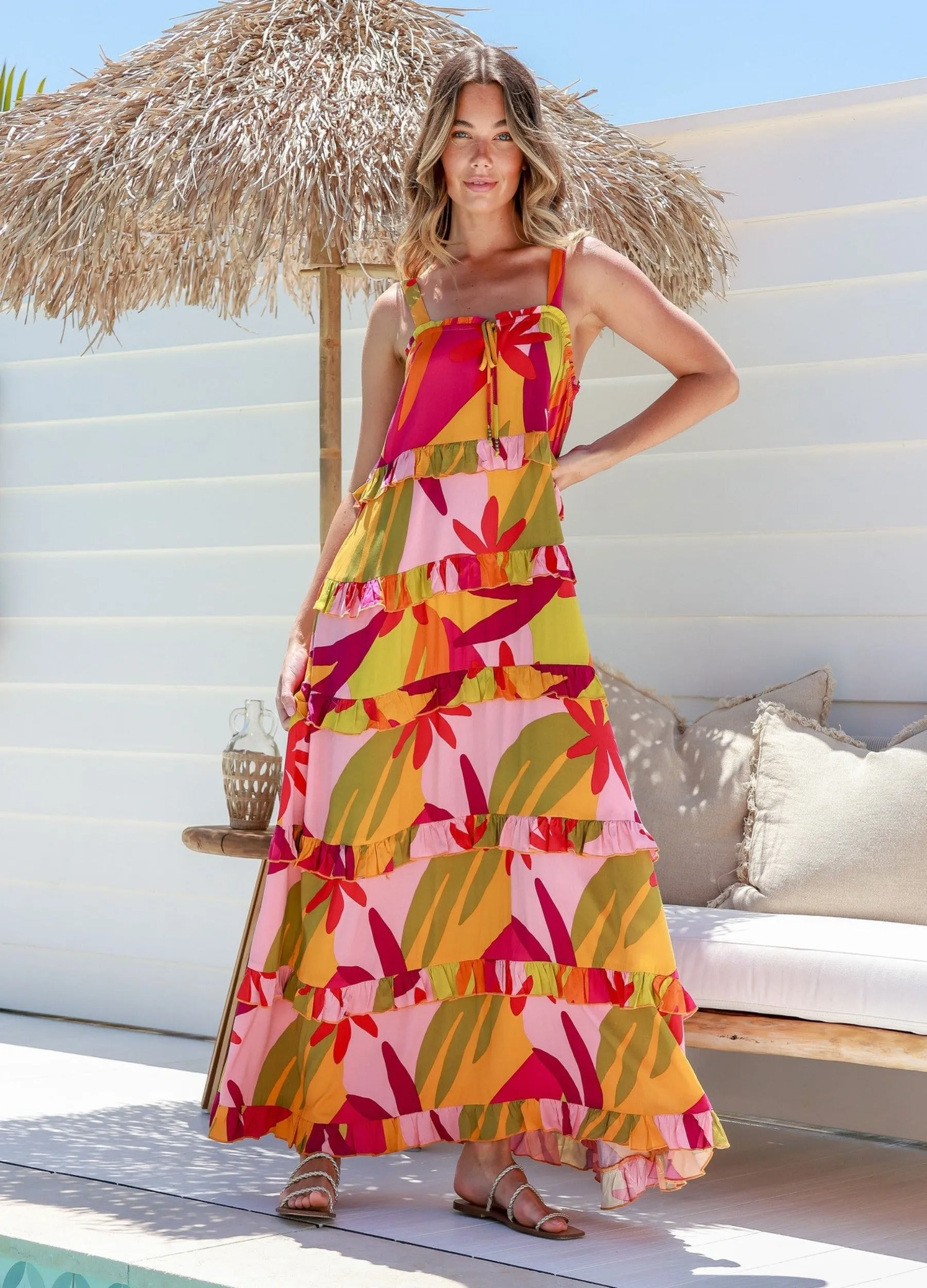 Label of Love - Strappy Billini Maxi Dress