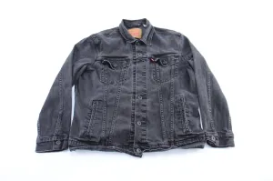 Levi's Black Wash Button Fly Denim Jacket