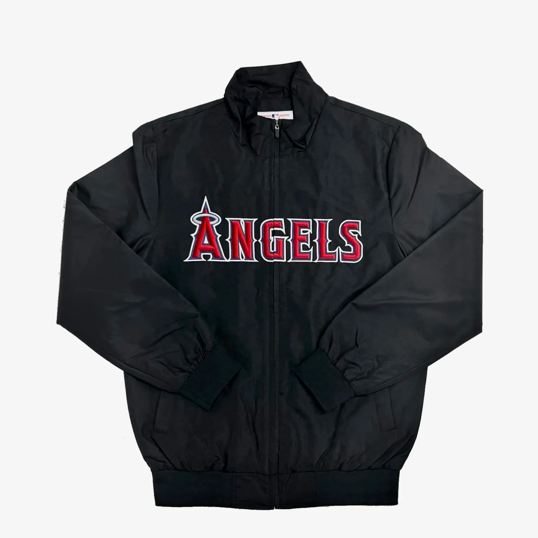 Los Angeles Angels Zip Windbreaker with Left Chest Team Logo