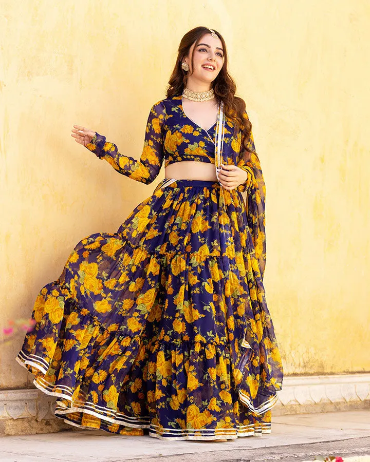 Maisha Chiffon Lehengha Set