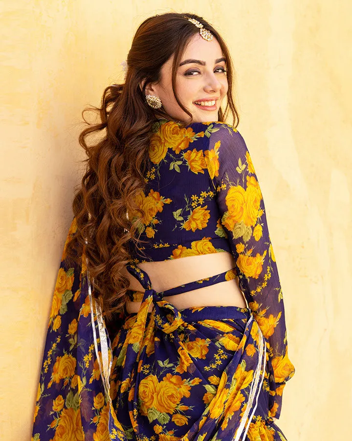 Maisha Chiffon Lehengha Set