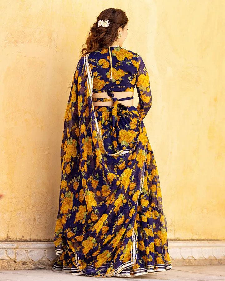 Maisha Chiffon Lehengha Set