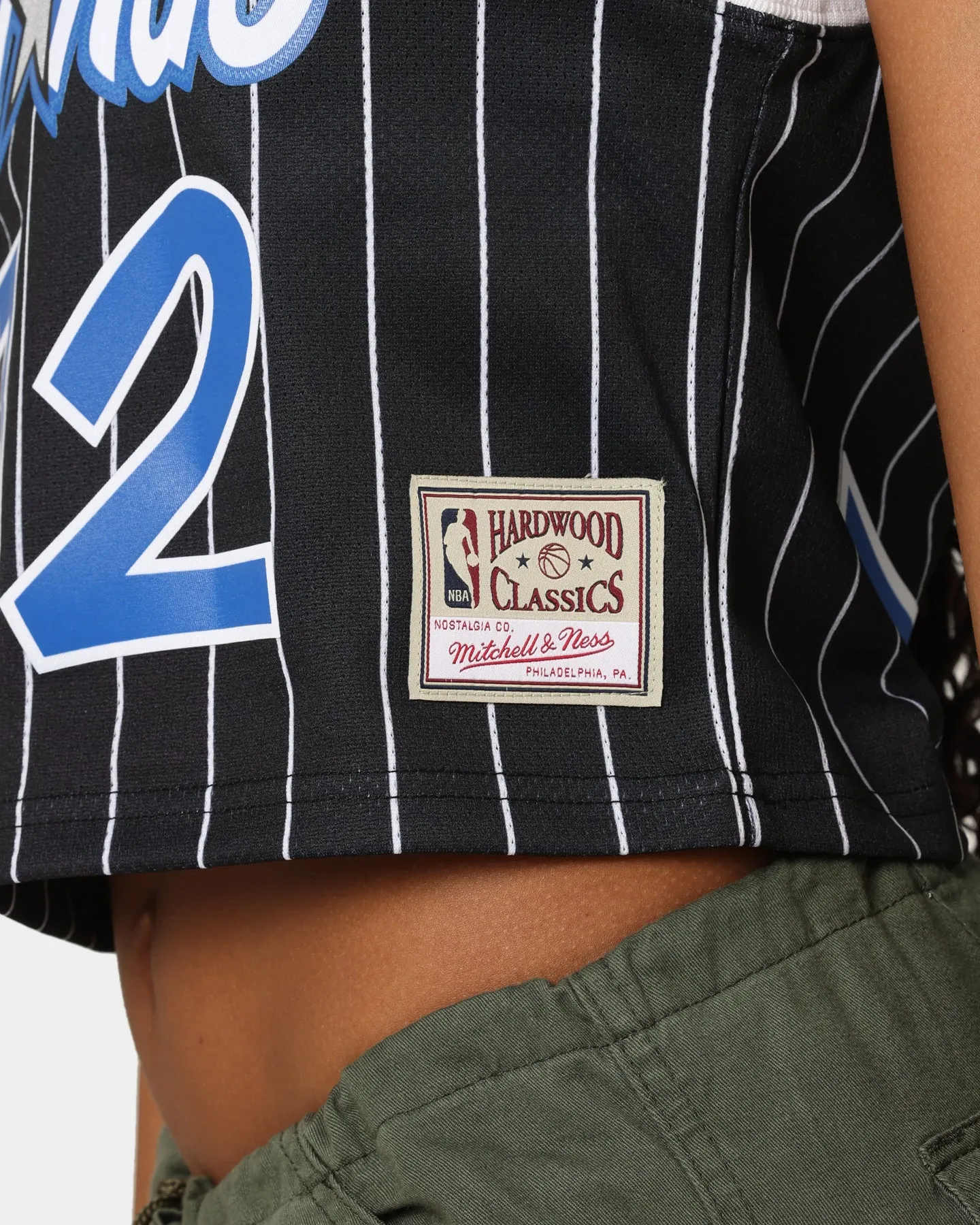 Mitchell & Ness Women's Orlando Magic Shaquille O'Neal #32 '95-'96 N & N Crop Tank Black