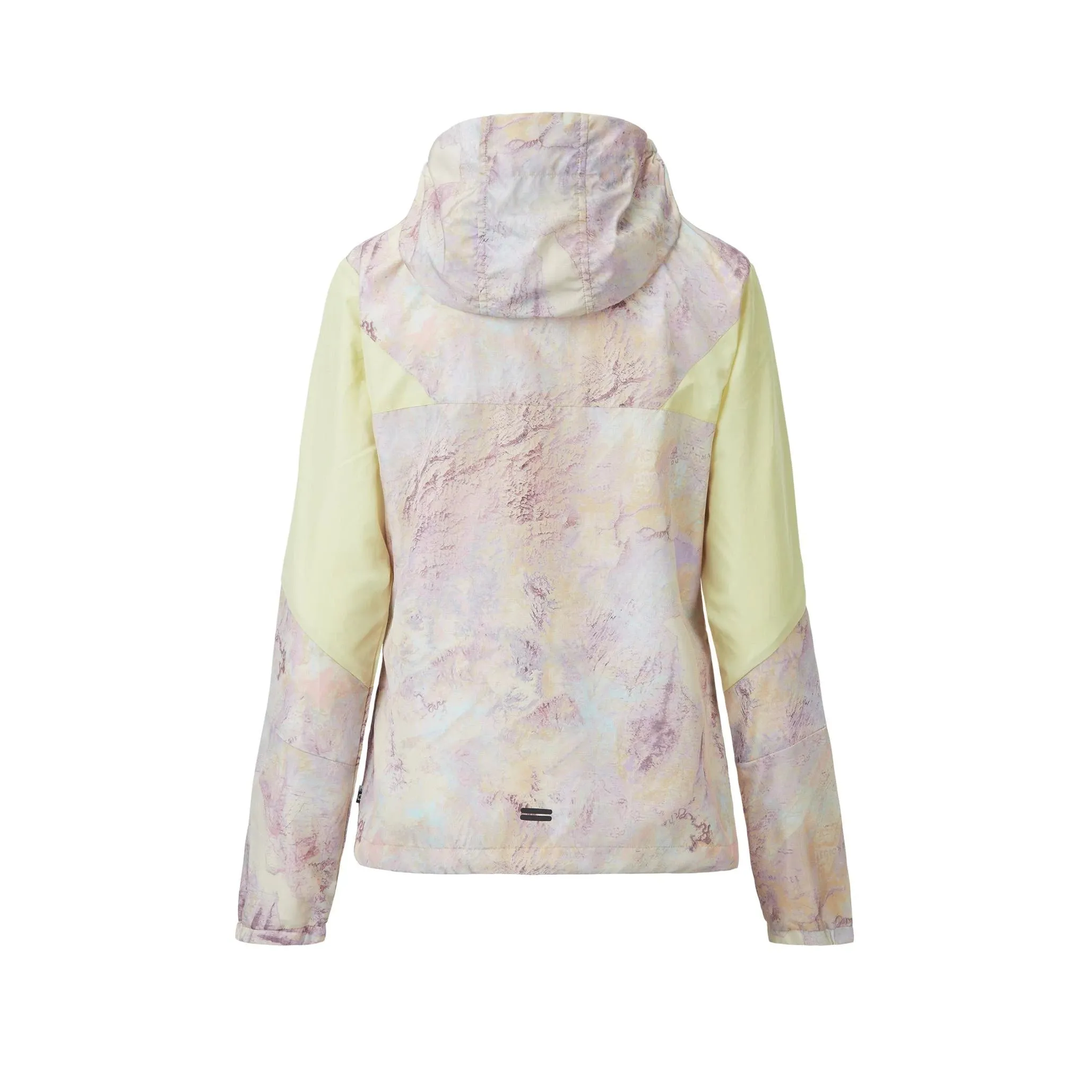 Picture Scale Printed Jacket Geology Cream