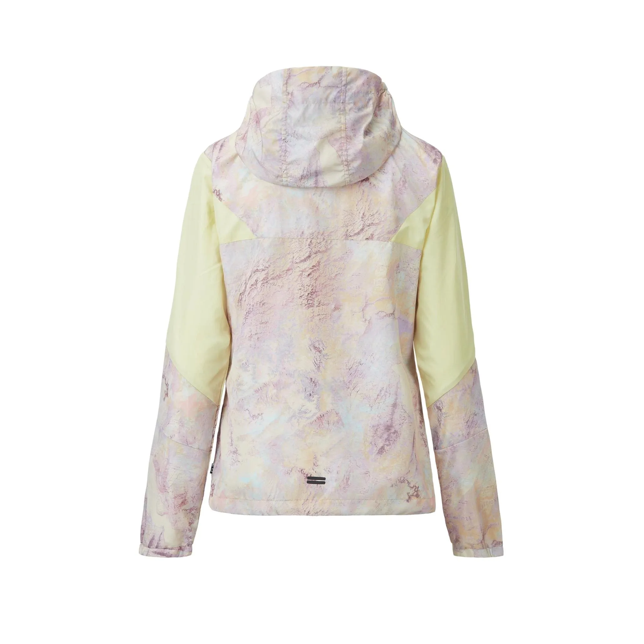 Picture Scale Printed Jacket Geology Cream