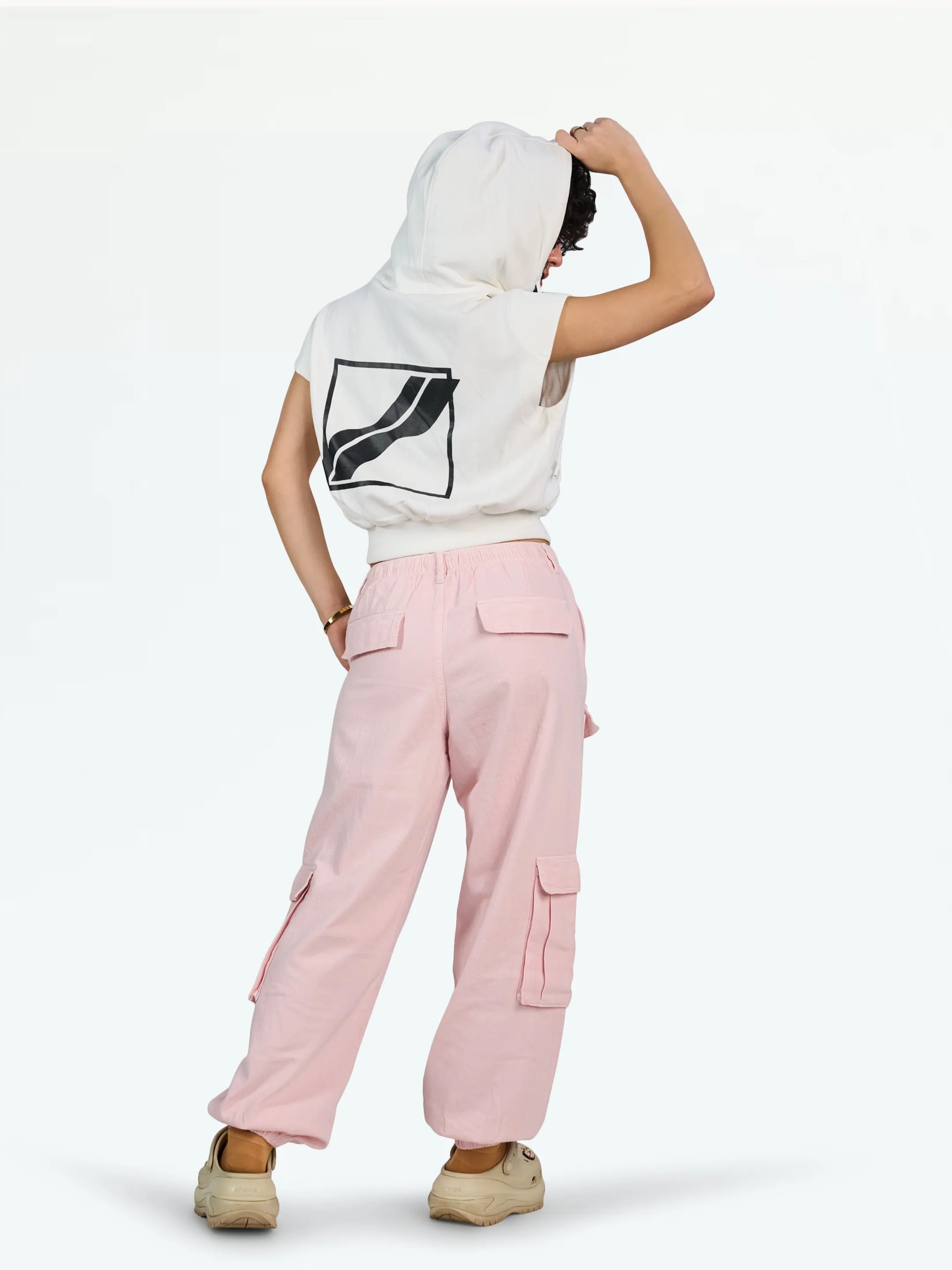 Pink Cargo Joggers