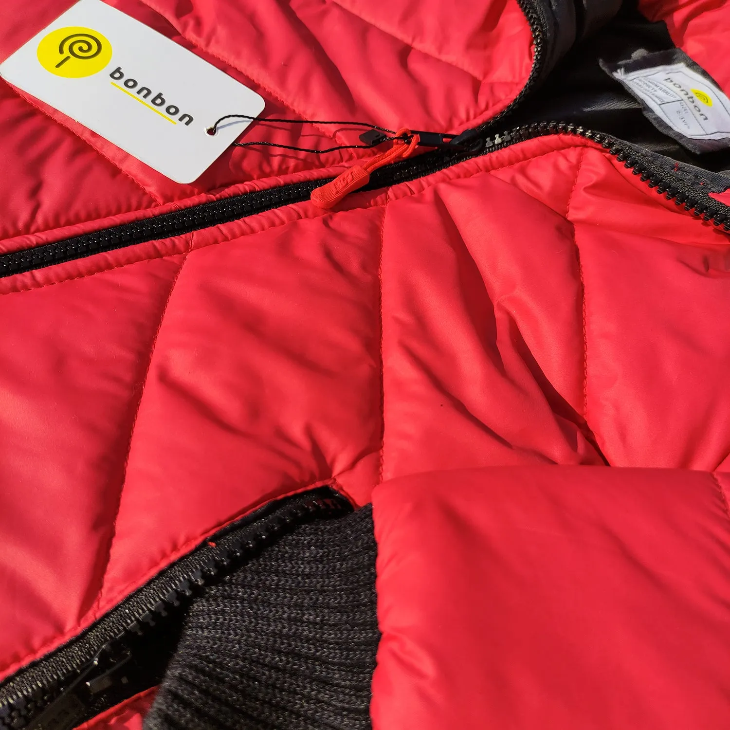 Red Full Sleeves Puffer Jacket V2