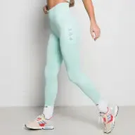 Ribbed Active Athletic Legging Peppermint