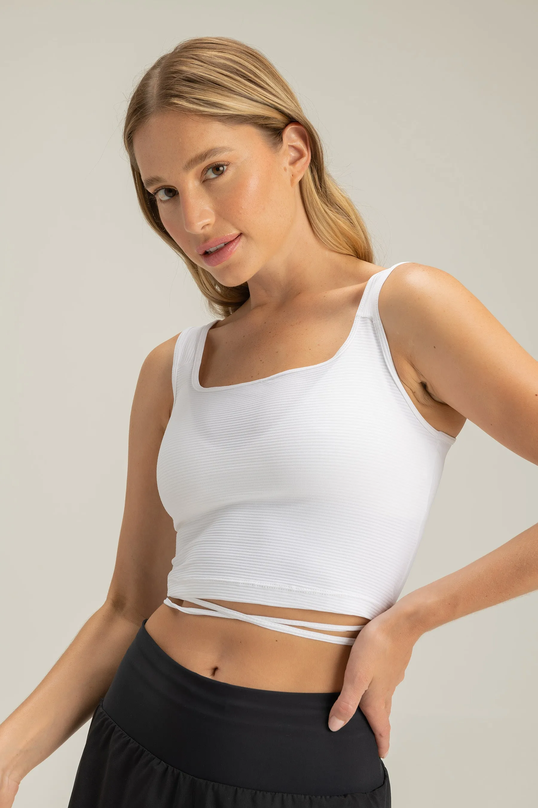 Ribbed Crop Tank