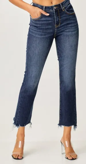 RISEN High Rise Slim Straight